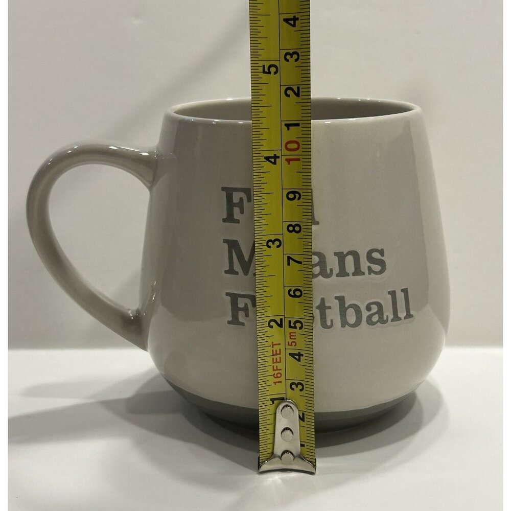 Robert Stanley Large MUG Coffee Cocoa Football Lovers Fall Cozy Autumn Season - Picture 9 of 9